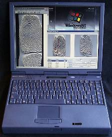 OB3000 with integrated FingerChip (proto) Click to enlarge